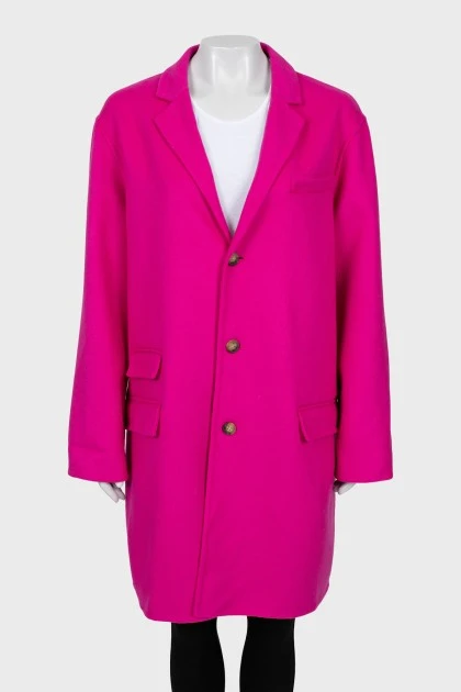 Pink coat with tag