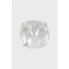 Clear crystal ring