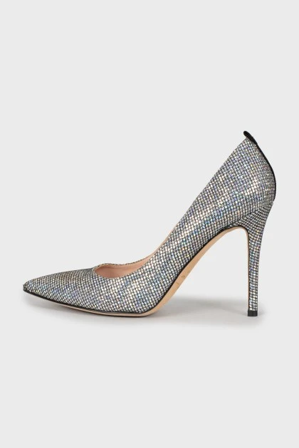 Shiny high heels