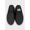 Men's insulated suede moccasins