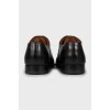 Men's black almond toe shoes
