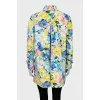Floral raincoat