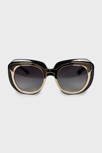 Mixed frame sunglasses