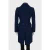Blue combined coat