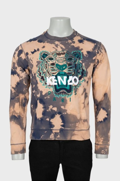 Men's sweatshirt with abstract print