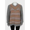 Knitted cashmere sweater with tag