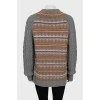 Knitted cashmere sweater with tag