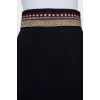 A-line skirt with embroidery