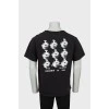 Men's straight-fit T-shirt with print