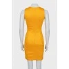 Bodycon dress with front zip
