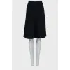 Black fitted skirt