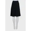 Black fitted skirt