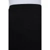 Black pencil skirt with a slit at the back