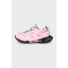Pink chunky sneakers