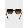 Wayfarer sunglasses with rhinestones