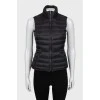 Slim fit quilted vest
