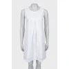 White sundress with embossed print