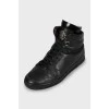 Men's insulated leather boots