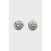 Stud earrings with crystals