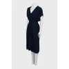 V-Neck knitted dress with tag