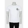 Men's T-shirt with branded patch