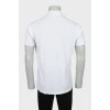 Men's polo shirt with signature patch