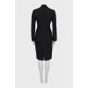 Wool suit with pencil skirt
