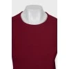 Burgundy dress with tag