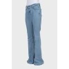Light blue flared jeans