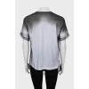 Mesh T-shirt with tag