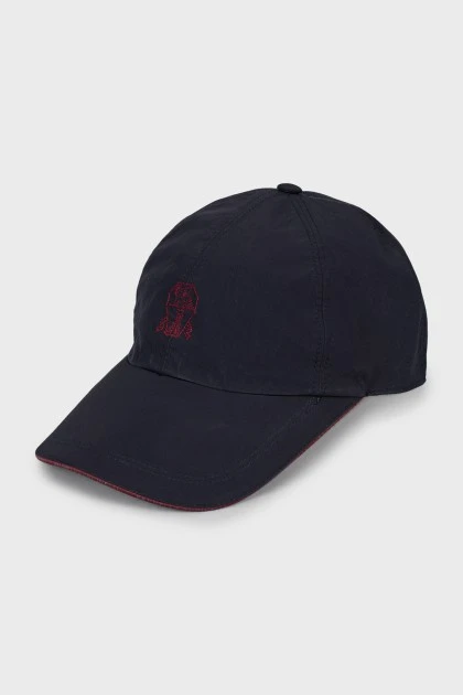 Men's cap with embroidered logo
