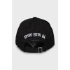 Cap with text print