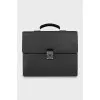 Men's briefcase with embossed logo