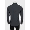 Men's gray fitted shirt