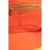 Textile shopper bag in combined color