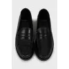 Leather loafers with signature details