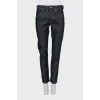 Cropped skinny jeans with tag