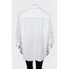 White shirt with raised seams
