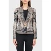 Jacket in abstract print