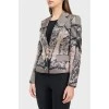Jacket in abstract print