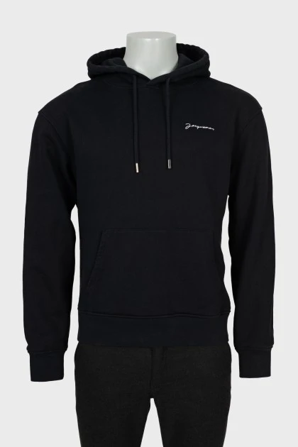 Men's oversized hoodie with brand logo