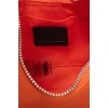 Orange eco-leather hobo bag