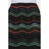 Fitted midi skirt with lurex