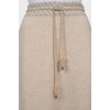 Woolen skirt with a belt