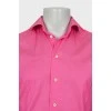 Men's pink fitted shirt