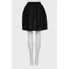 Black bell skirt