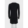 Black cashmere dress