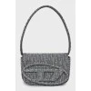 Shoulder bag with textured pattern