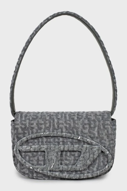 Shoulder bag with textured pattern