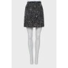 Tweed mini skirt